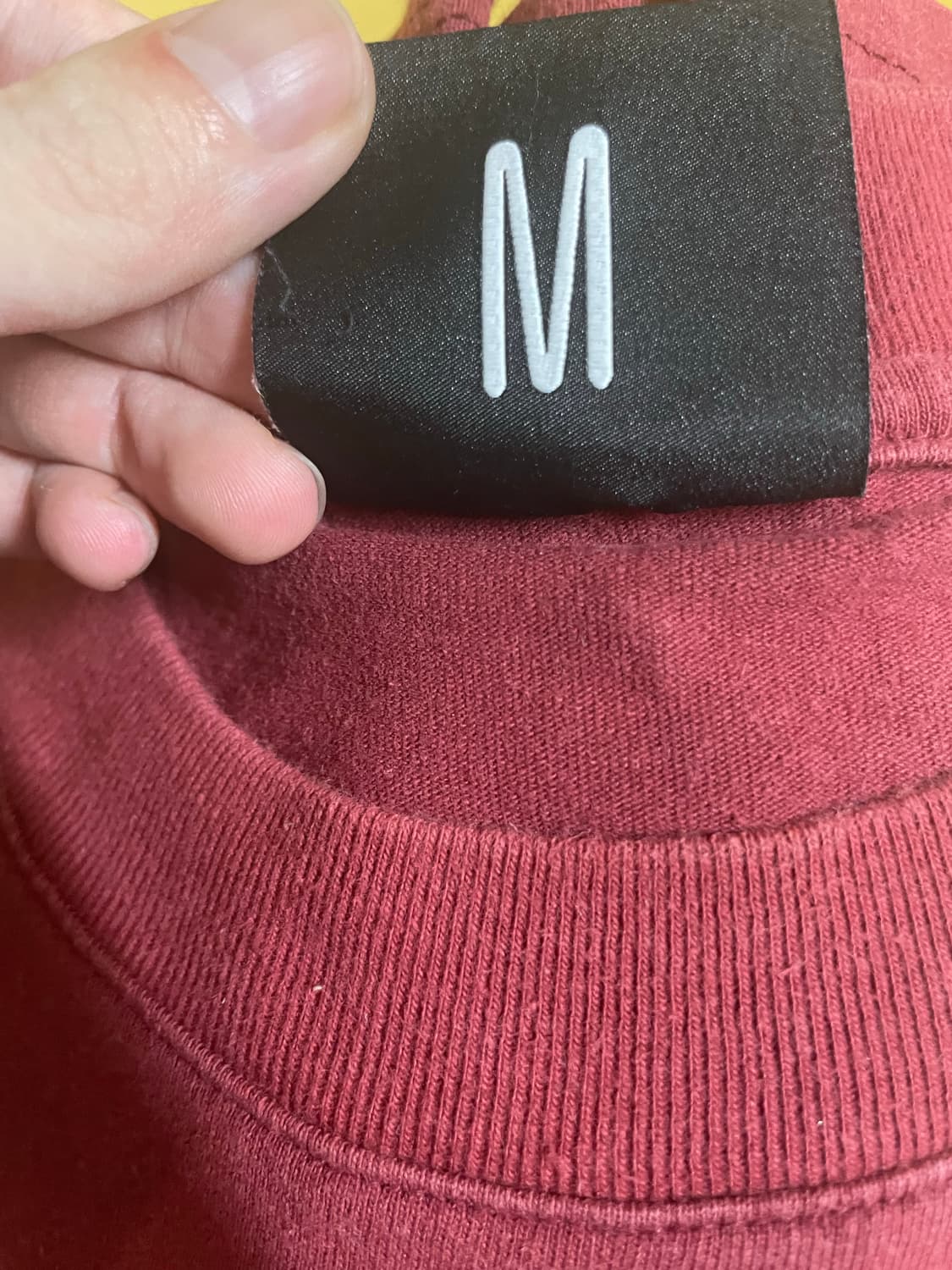 소프트오피스 반팔 버건디 M 상품이미지4