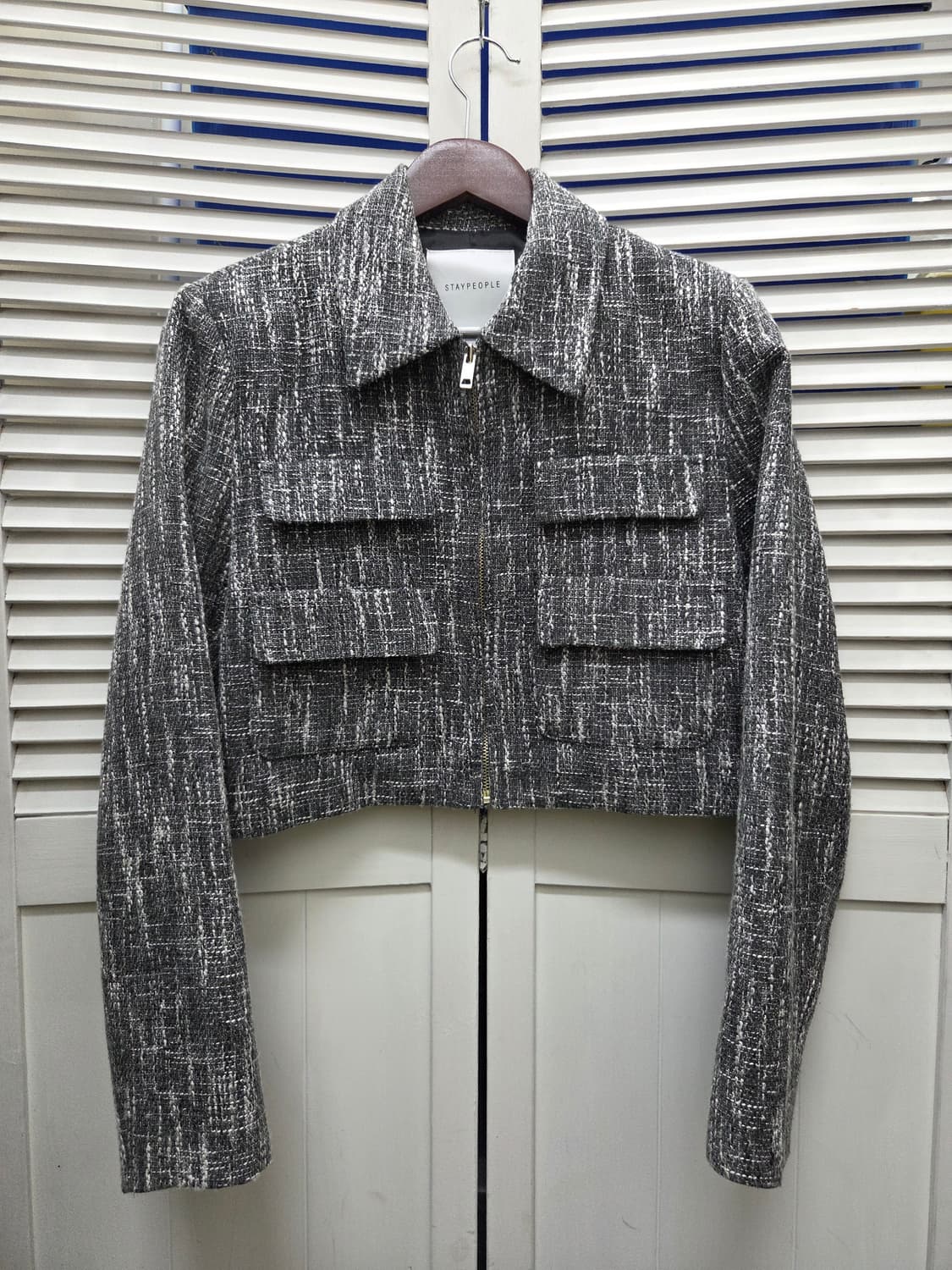 스테이피플 트위드 크롭 자켓 상품이미지1