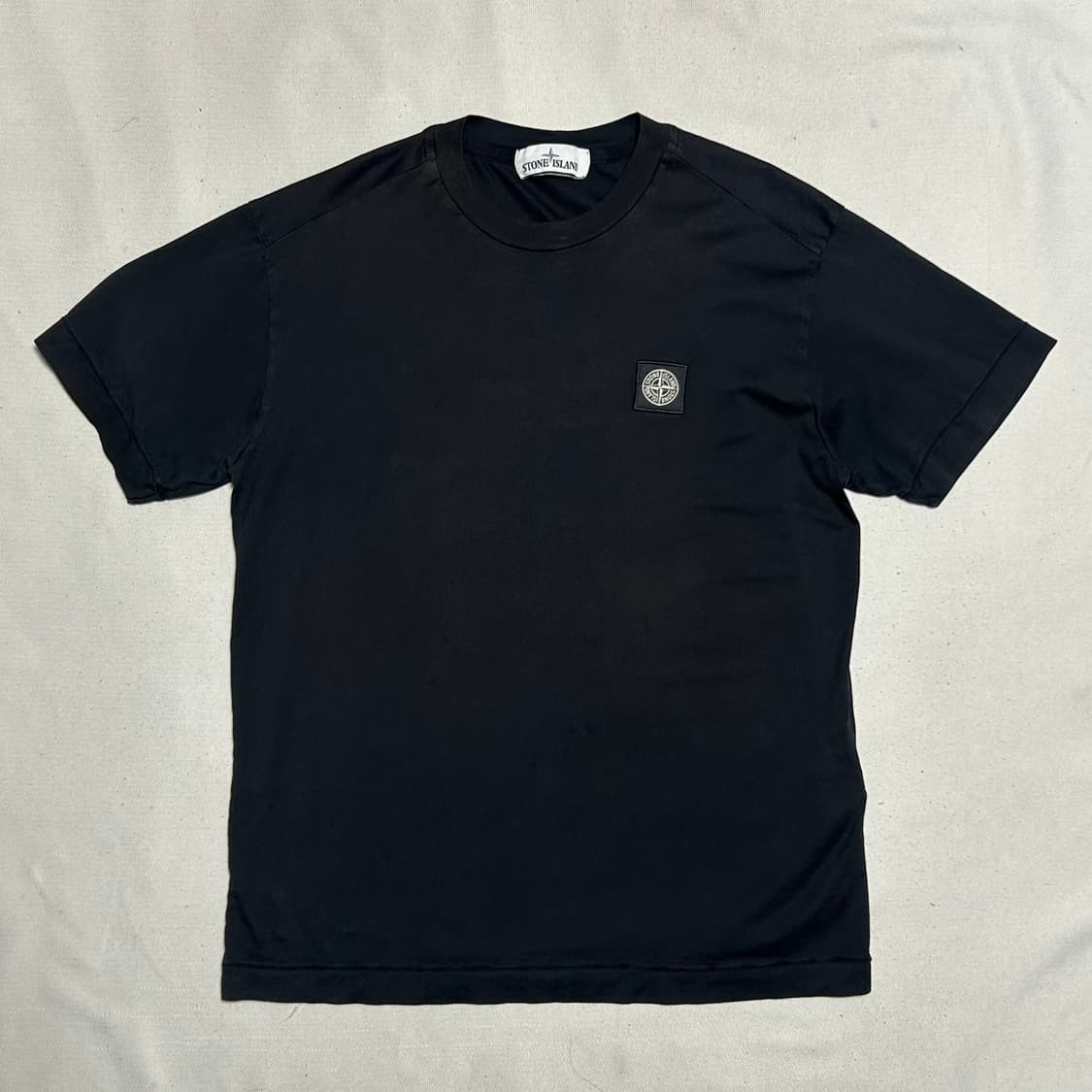 M 스톤아일랜드 블랙 반팔 티셔츠 상품이미지2