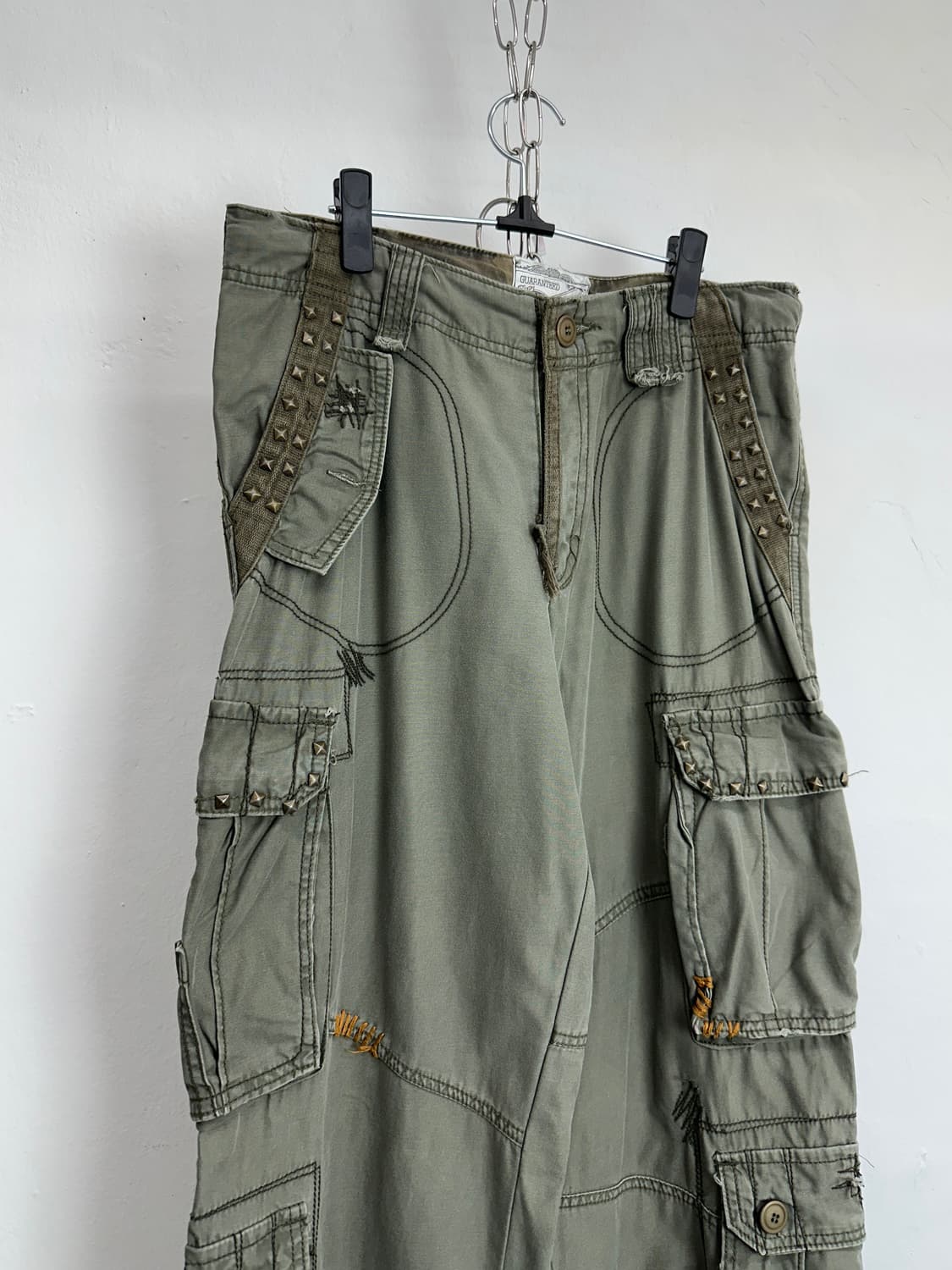 Military Studded Grunge Cargo Pants 상품이미지5