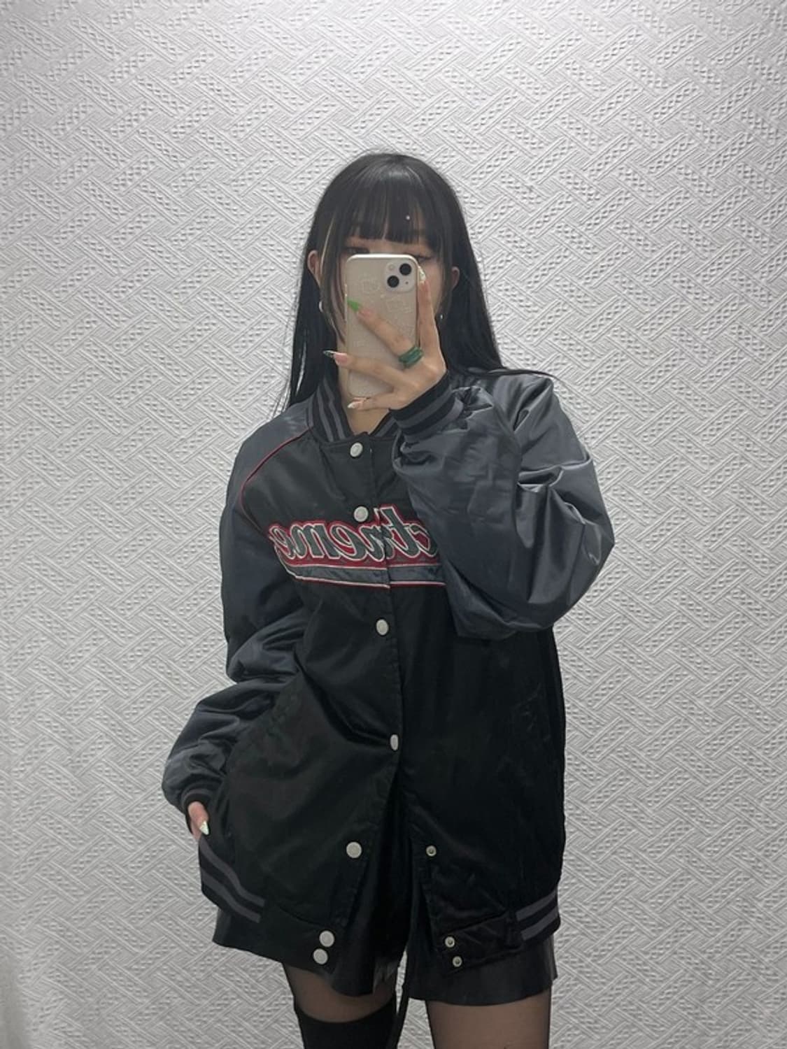 칼 카니 올드스쿨 레트로 빈티지 Y2K 바시티 자켓 L C09154 상품이미지2