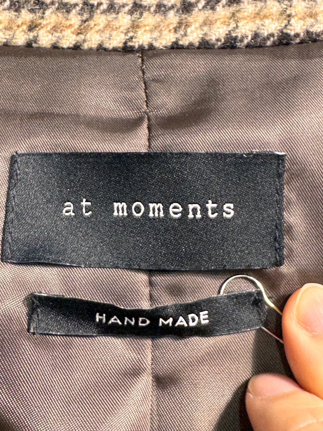 At moment hand made 앳모먼트 핸드메이드 혼방 자켓C513 상품이미지8