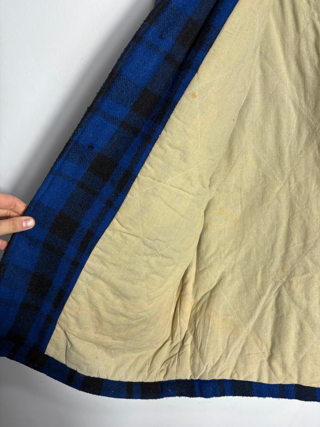 울 체크 셔츠 자켓 상품이미지7