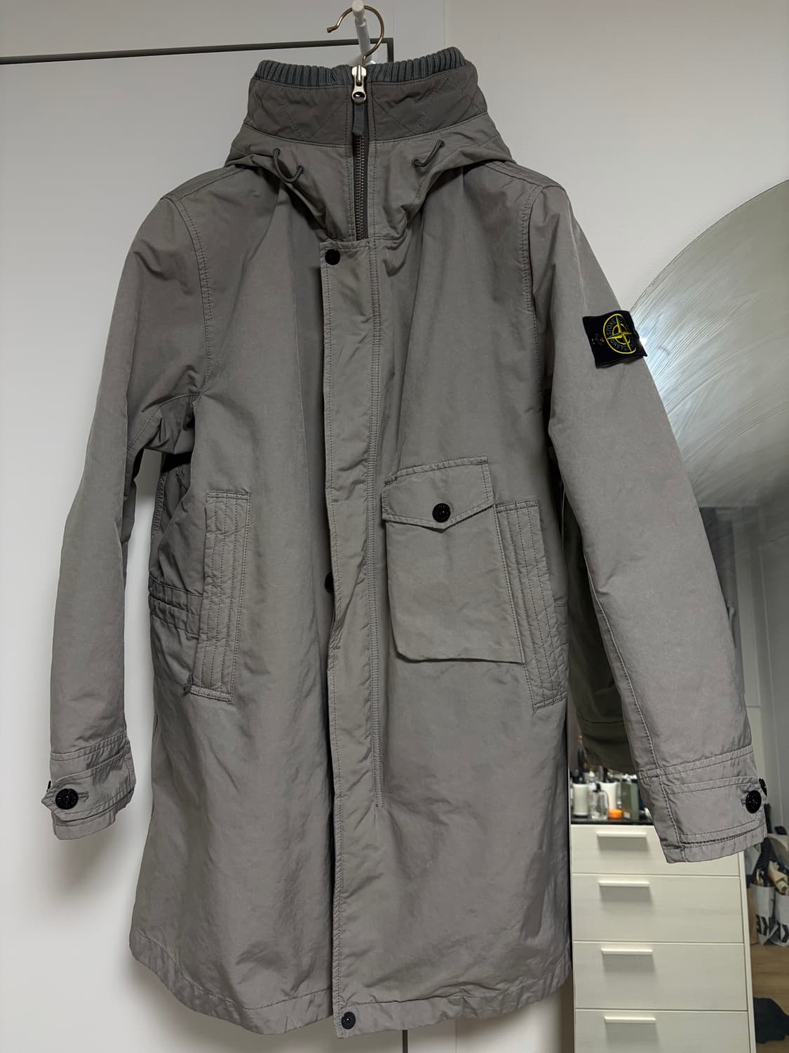 스톤아일랜드 DAVID-TC SHEEPSKIN 다비드 롱 파카 상품이미지2