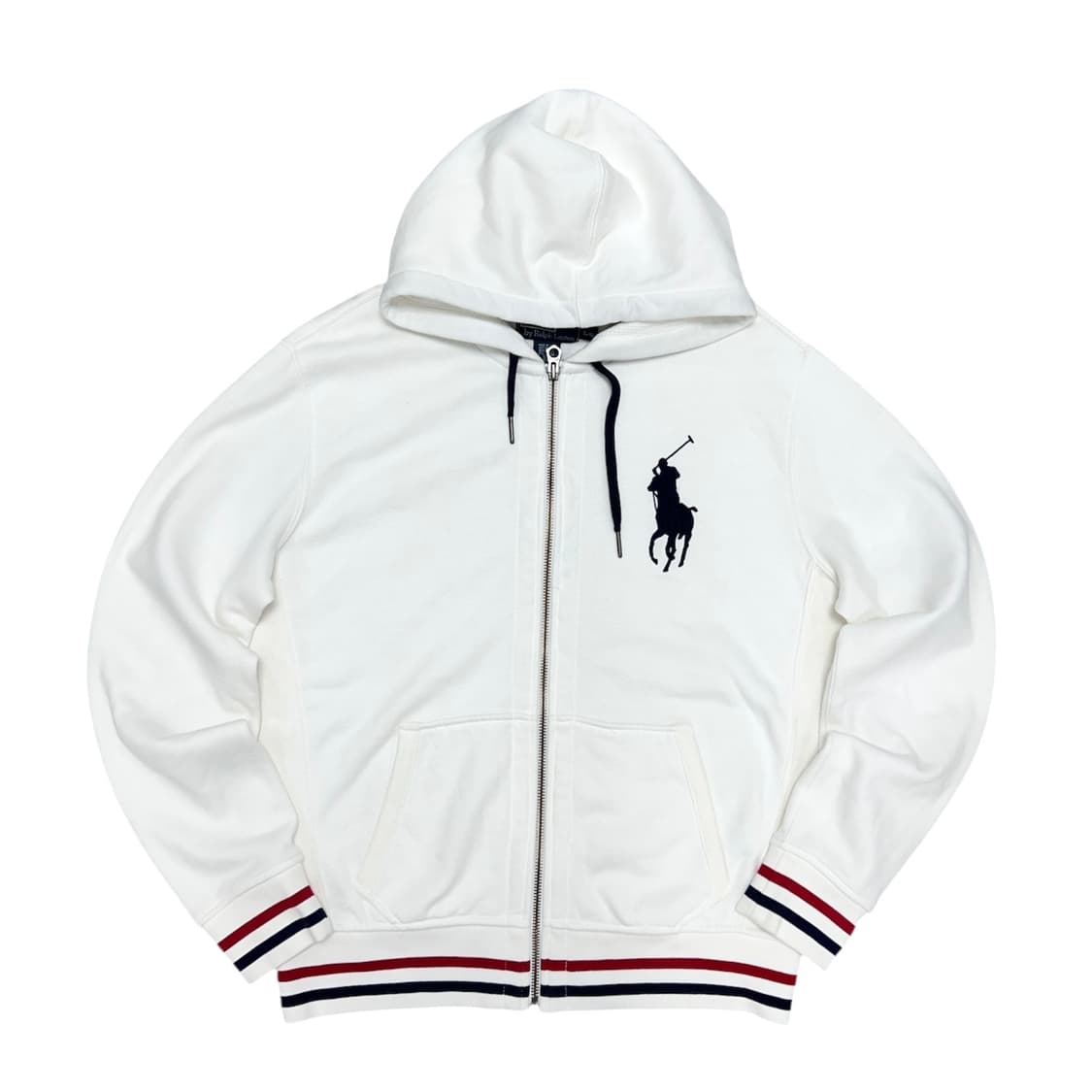 폴로 화이트 빅포니 후드집업(L) 상품이미지1