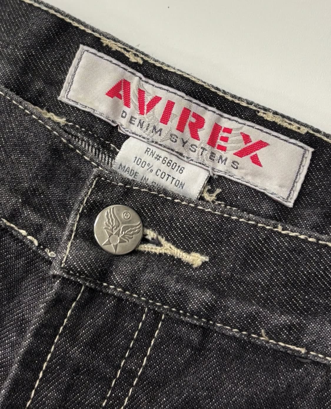 AVIREX 아비렉스 와이드 데님 카펜터 팬츠  상품이미지7