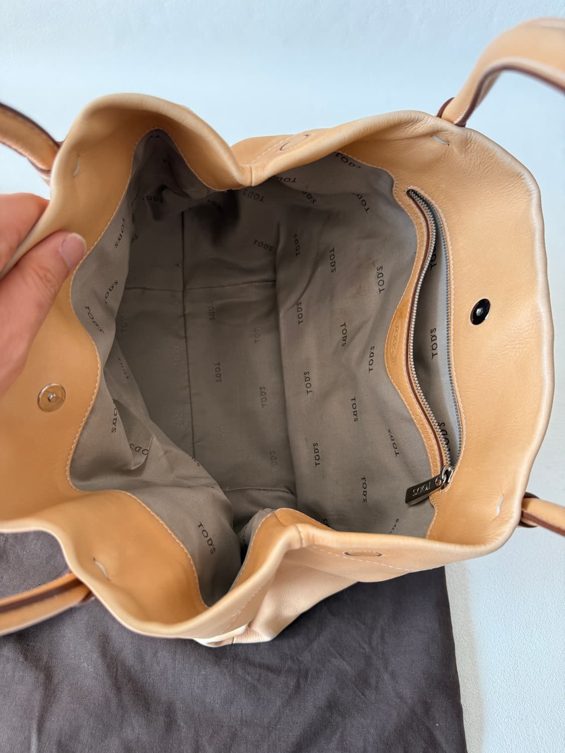 토즈(TOD'S) 레더 토트 숄더백(ITALY) 상품이미지9
