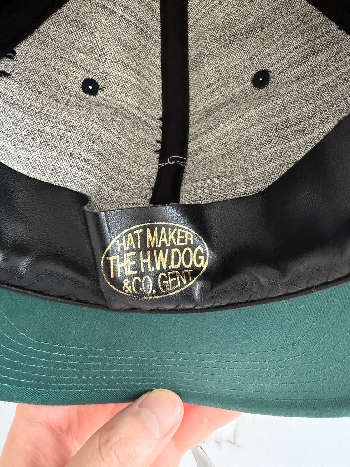 [극미/OS] 도그앤코 D로고 베이스볼 캡 볼캡 네이비 상품이미지2