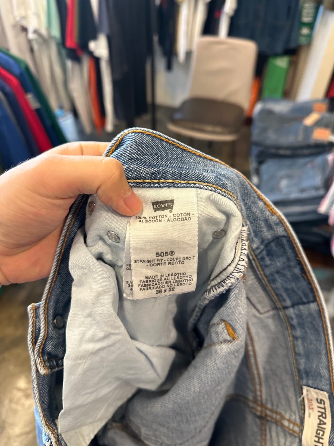 00s Levis 리바이스 505 W36 L32 상품이미지4
