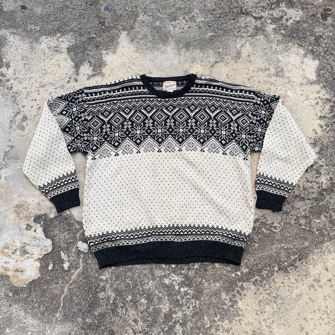 90s 울리치 빈티지 피셔맨 크루넥 스웨터 니트 2XL 상품이미지1