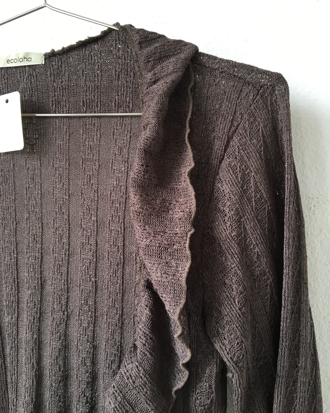 Ruffle point open cardigan 상품이미지4