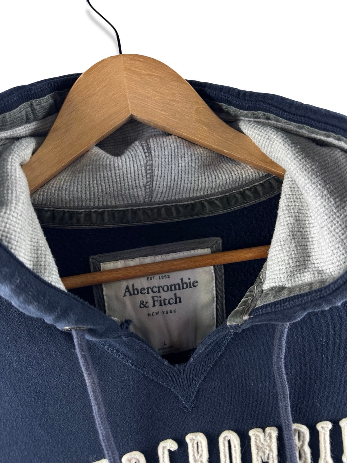 아베크롬비 네이비 로고 후드티2201 상품이미지4