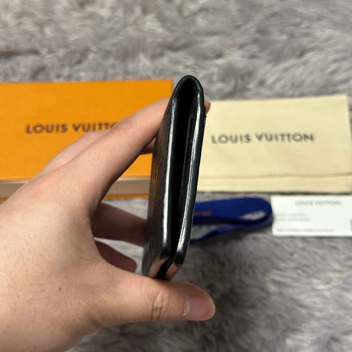 [풀구성] 루이비통 이클립스 쉐도우 오거나이저 카드지갑 블랙 상품이미지4