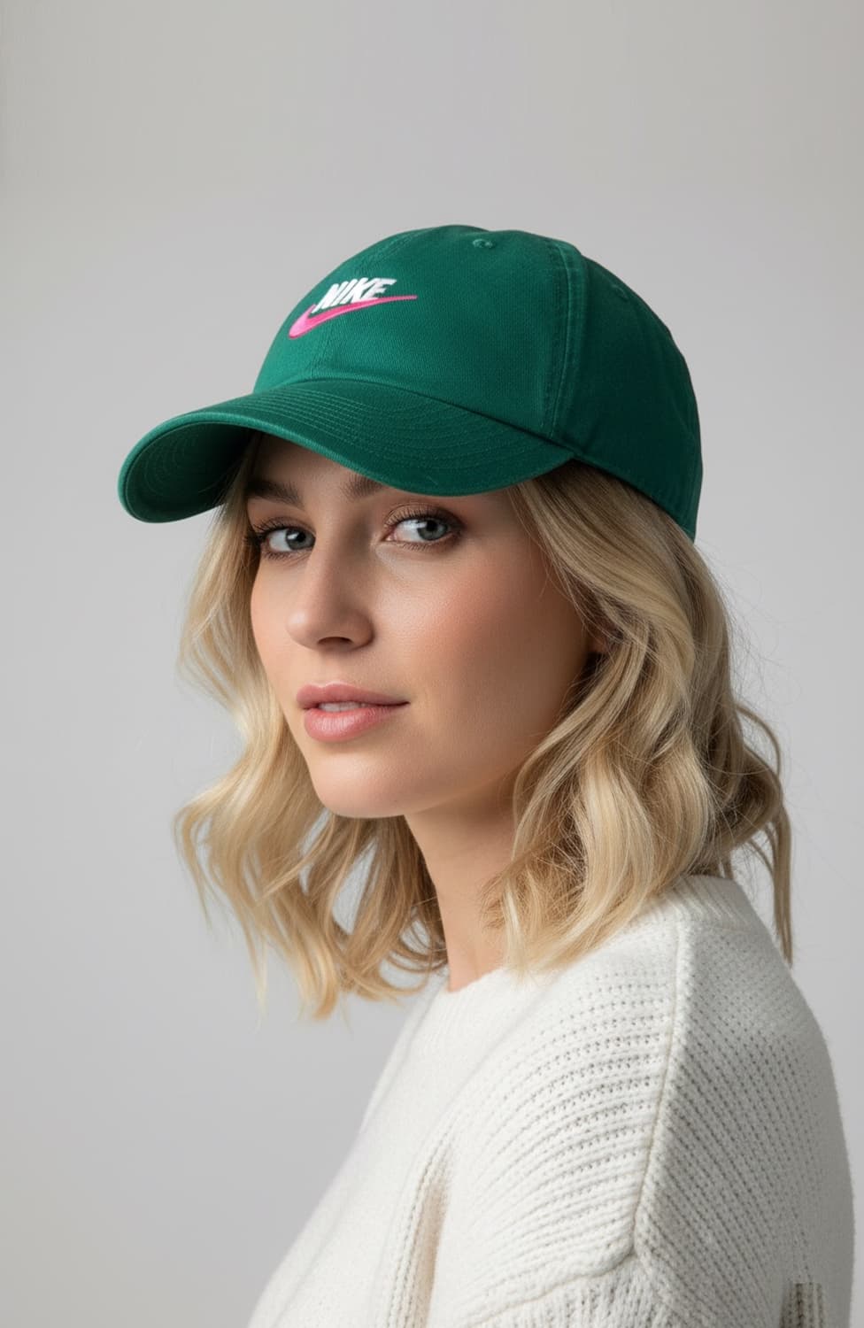 NIKE 나이키 초레어 헤리티지86 빈티지 그린/핑크 스우시 볼캡 모자 상품이미지10