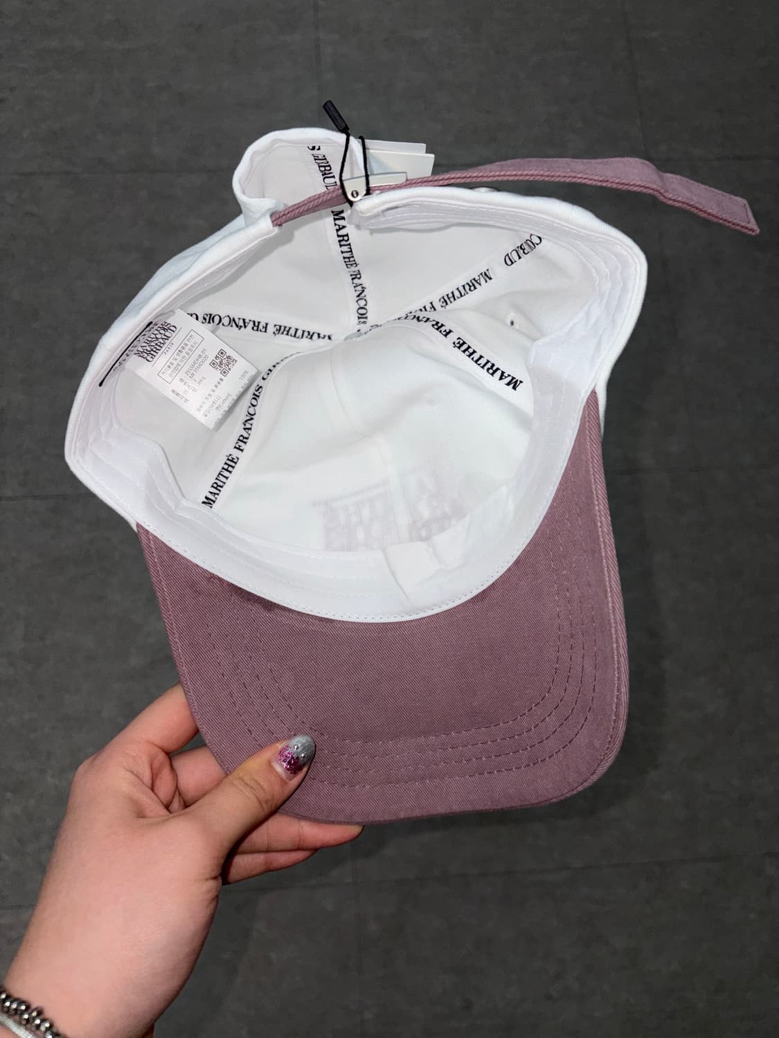 정품 마리떼 투톤 볼캡 상품이미지2