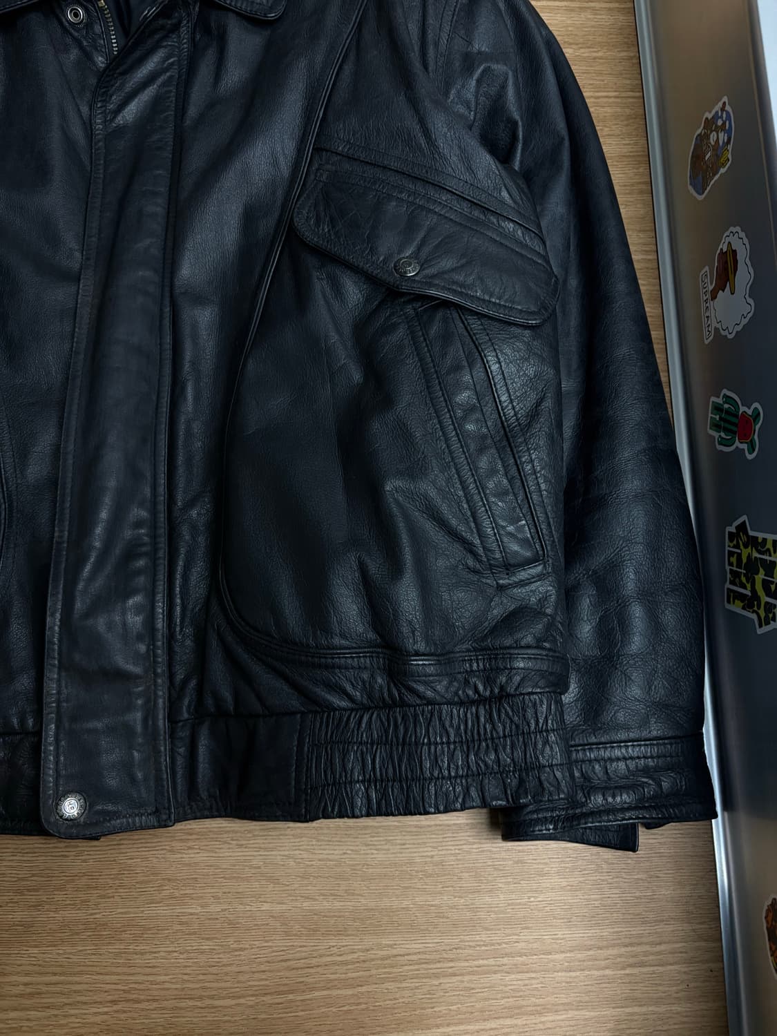 H.B 봄버 양가죽 자켓 상품이미지2