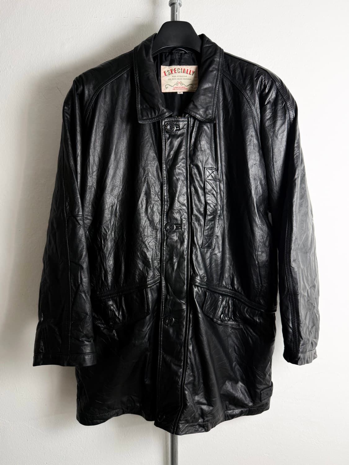 Especially Cowhide Leather Jacke 상품이미지1