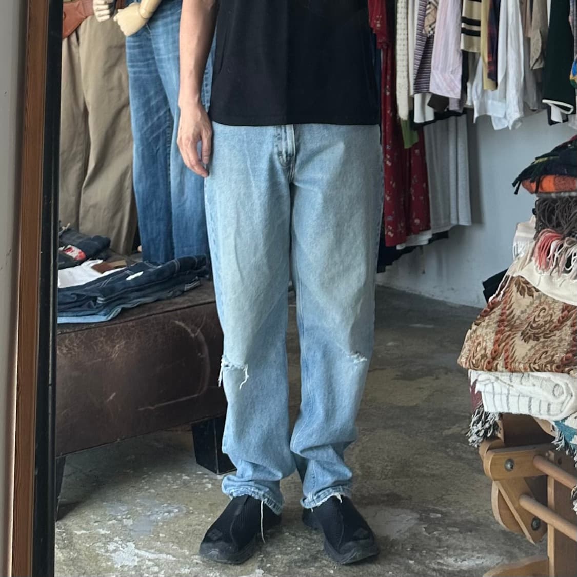 (착용컷) Calvin Klein Jeans 데님 팬츠 (31.5) 상품이미지3
