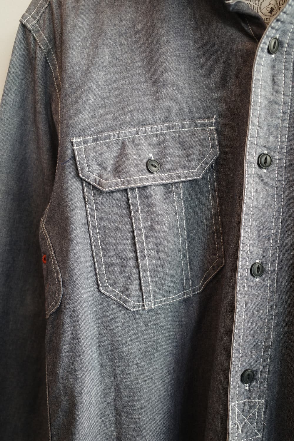 BEAMS 빔즈 샴브레이 워크셔츠  상품이미지4