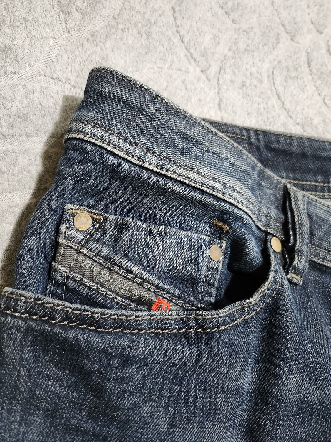 *디젤(Diesel)  빈티지 워싱 데님 팬츠 (32-33) 상품이미지4
