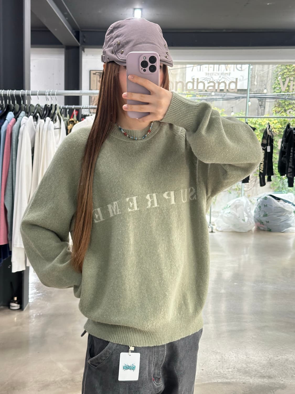 슈프림 20AW 스톤 워시드 스웨터  상품이미지3