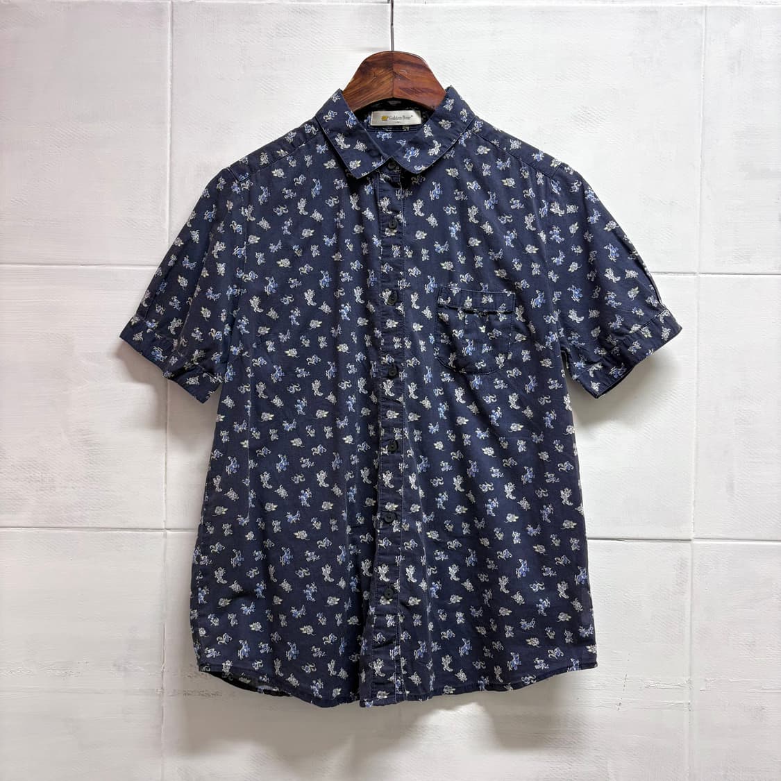 Golden bear 골든 베어 플라워 모리걸 블라우스  상품이미지1