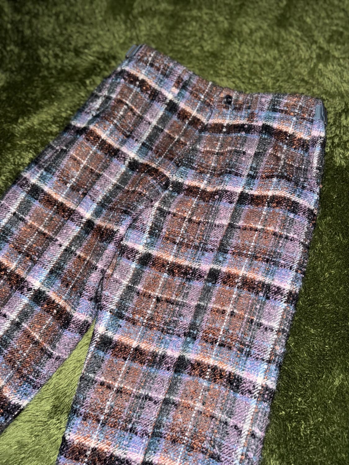 [30] NICHOLAS DALEY 니콜라스 데일리 70s 체크 트라우저 상품이미지6