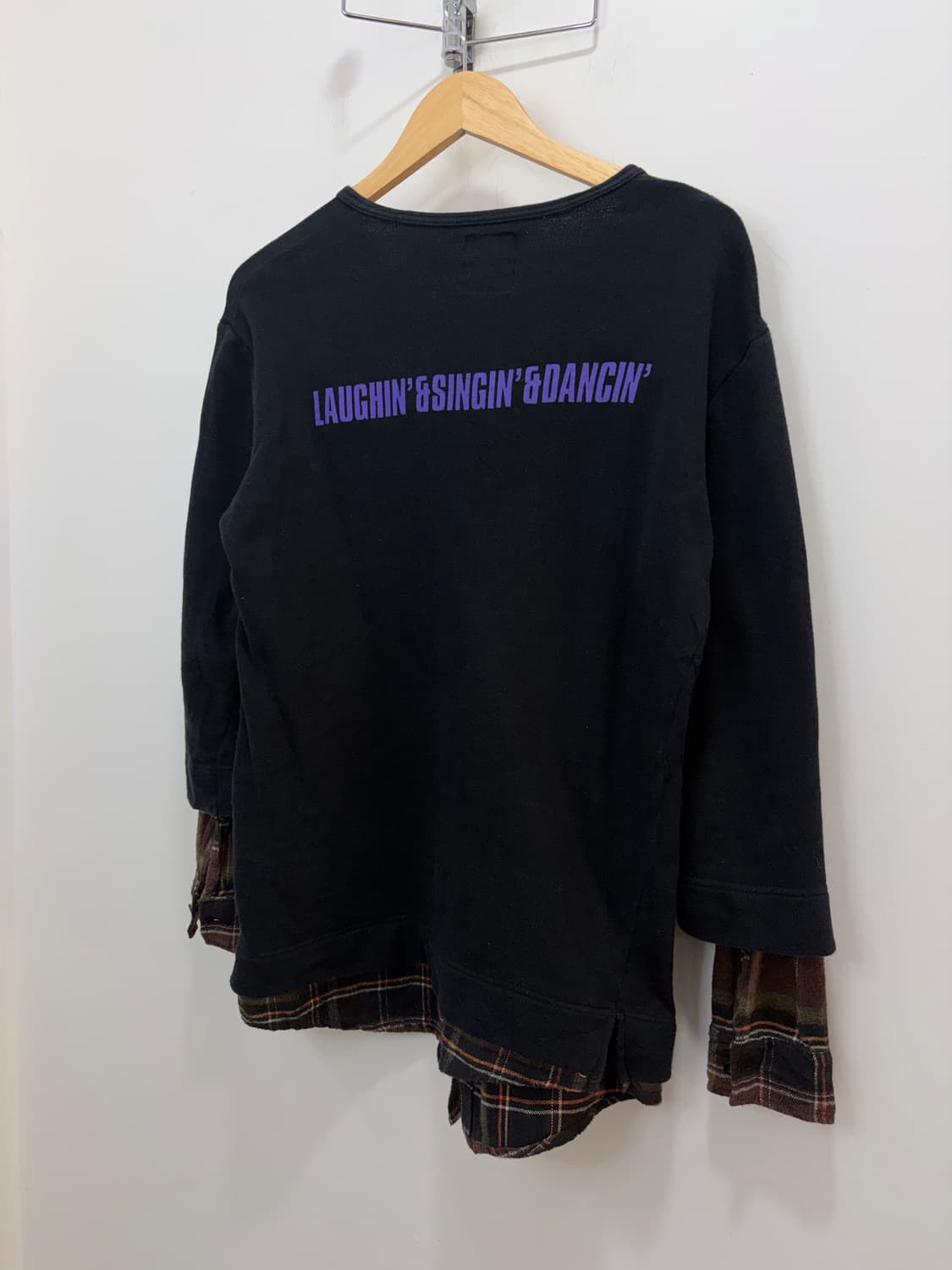 PPFM 체크 셔츠 레이어드 긴팔티셔츠 맨투맨 상품이미지8