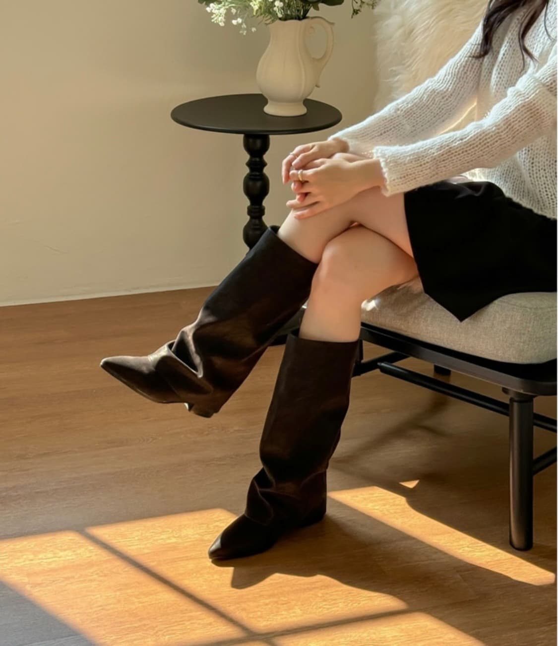 새상품 스틸레토 폴딩부츠 240사이즈 상품이미지3