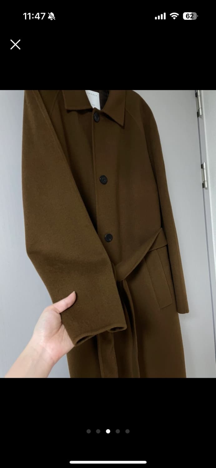 Sandro man 산드로 남자 브라운 코트 상품이미지3