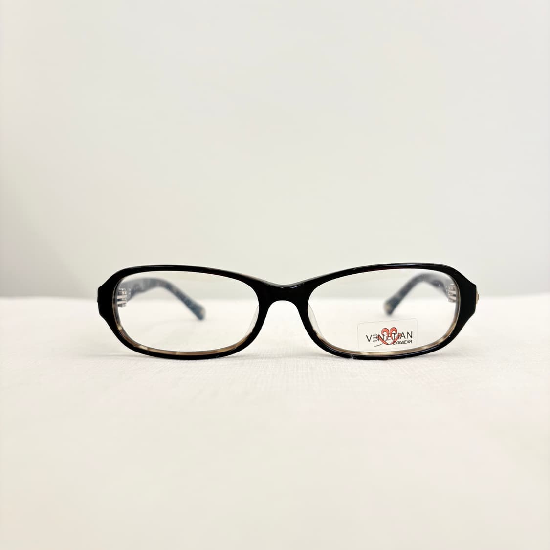 VENETIAN 브라운 스퀘어 빈티지 뿔테 상품이미지1