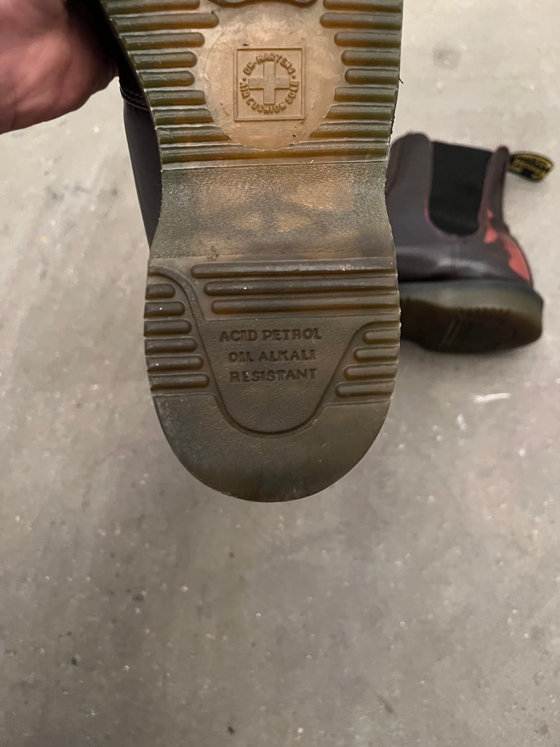 Dr.martens 레드컬러 첼시부츠  상품이미지5