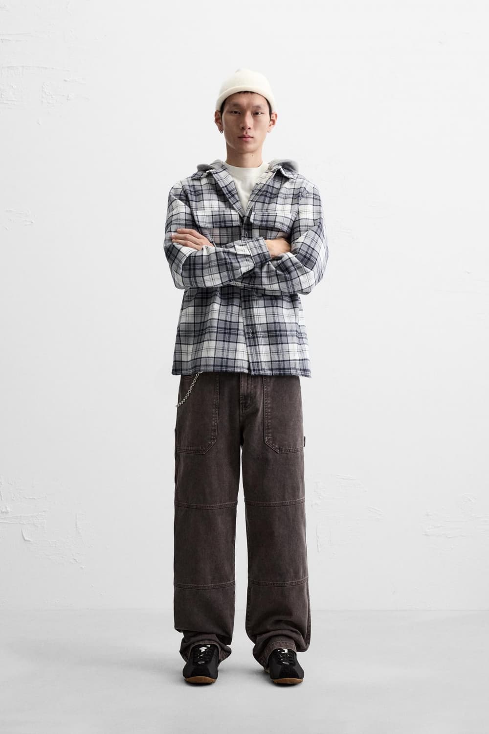 L사이즈 자라 후드 오버셔츠 상품이미지3