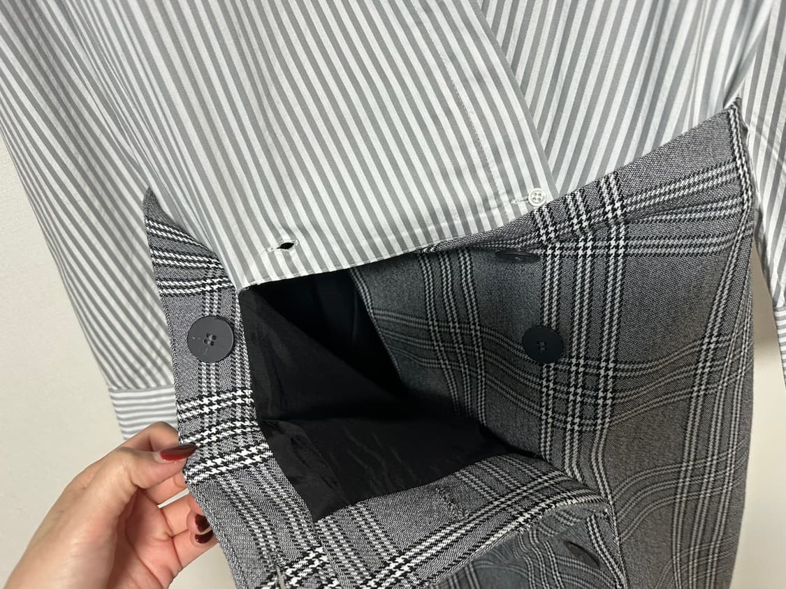 마쥬 셔츠 스커트 일체형 원피스 상품이미지5