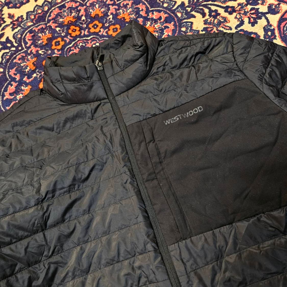 웨스트우드 20fw 구스다운 덧댐 블럭 경량 패딩 상품이미지5
