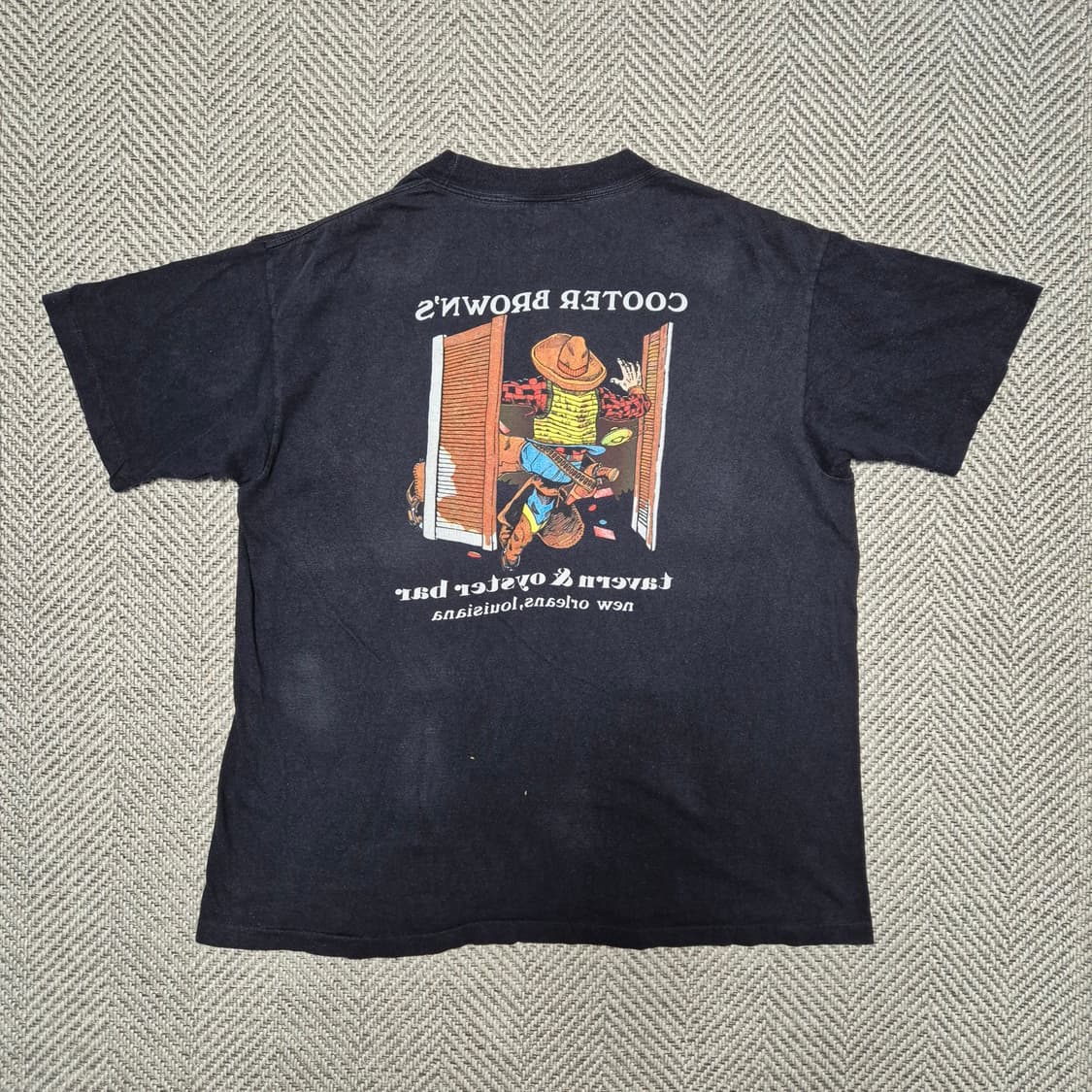 80s Anvil 양면 그래픽 싱글스티치 티셔츠 (XL) 상품이미지5