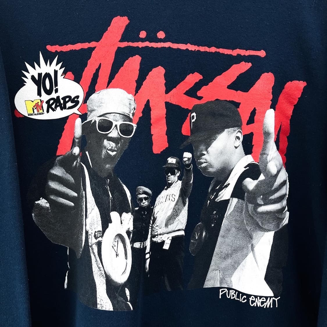 스투시 x Yo! MTV Raps 크루넥 맨투맨 상품이미지5