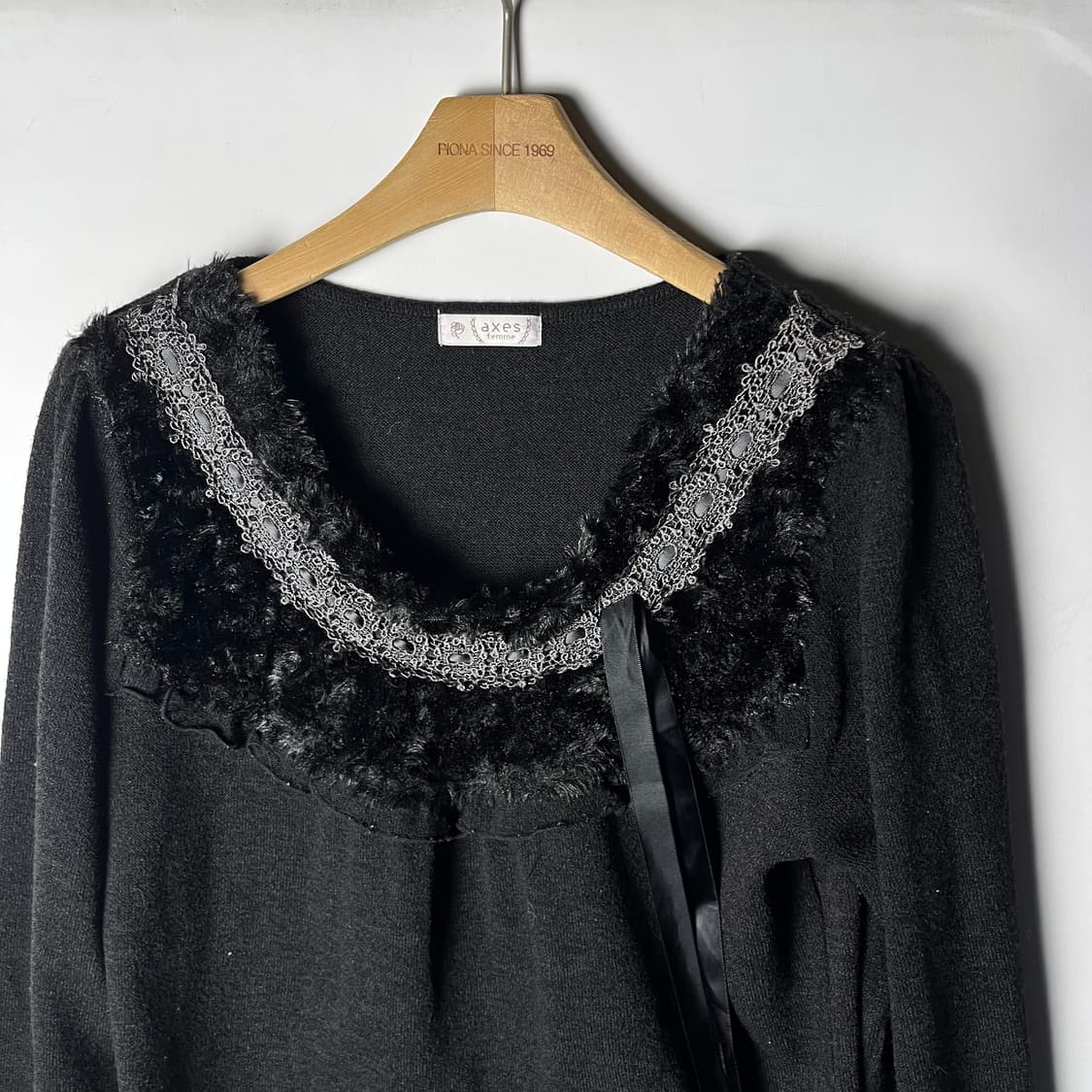 [Axes femme] 엑시즈팜 네코 퍼 니트 상품이미지3