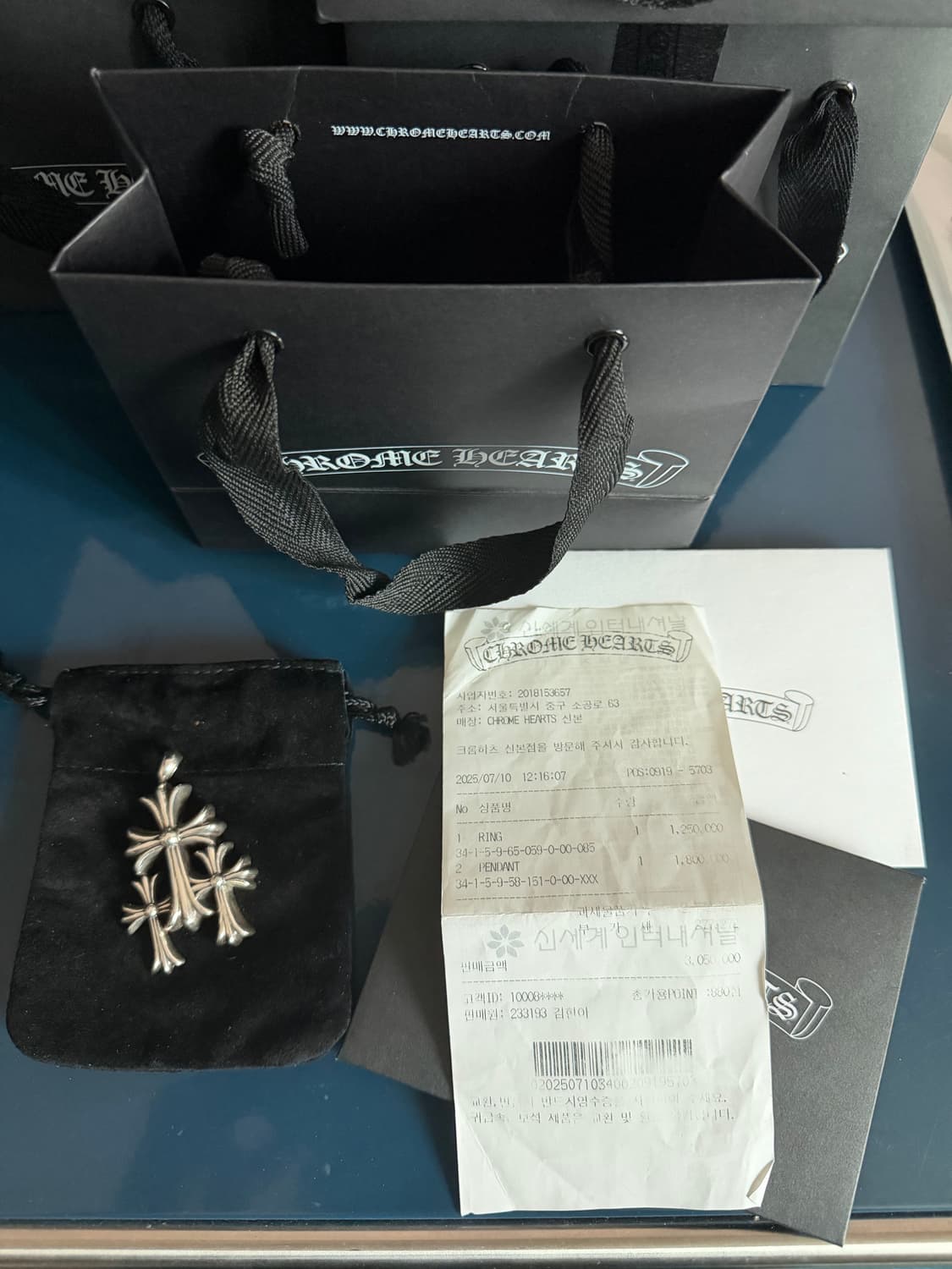 크롬하츠 3ch 트리플 펜던트 상품이미지1