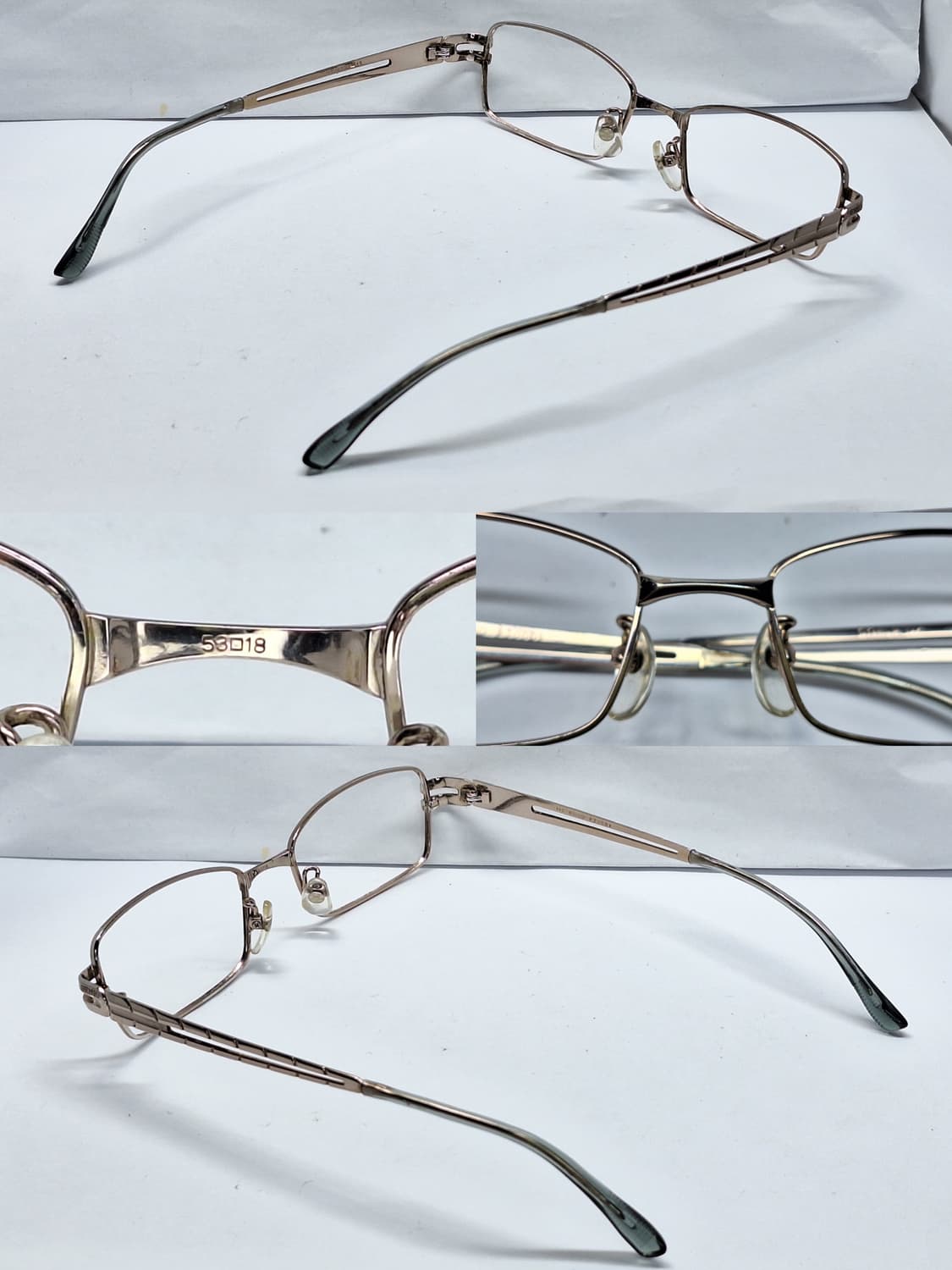 90s SEIKO 세이코 PT-1004 초경량 9g 티타늄 안경테 53m 상품이미지8