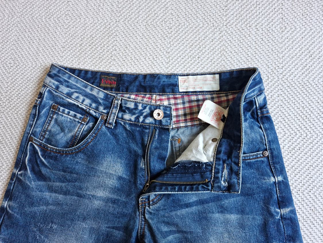 에비수 빈티지 워싱 데님팬츠 31 상품이미지3