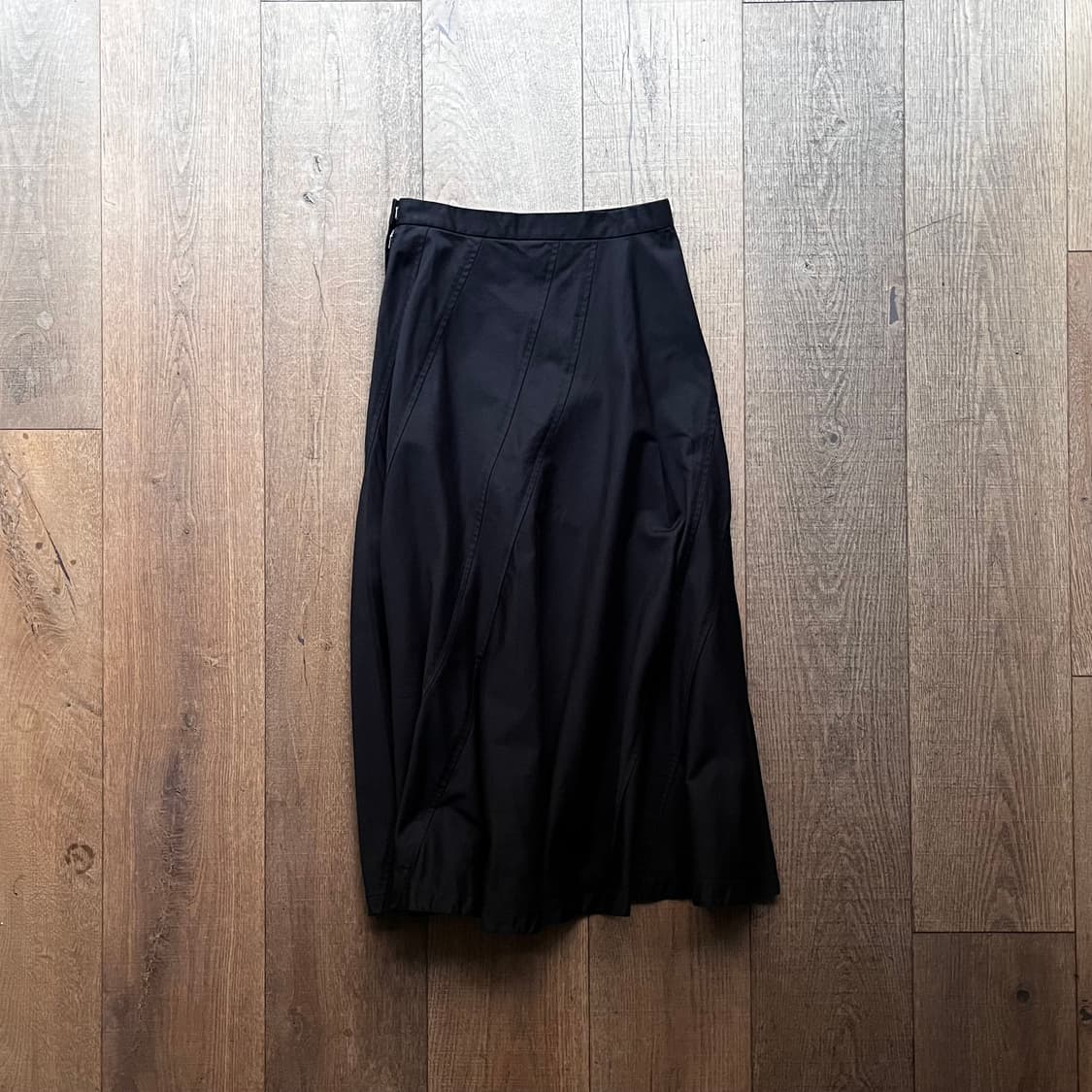 Diagonal Cuttingline Patchwork Skirt 상품이미지9