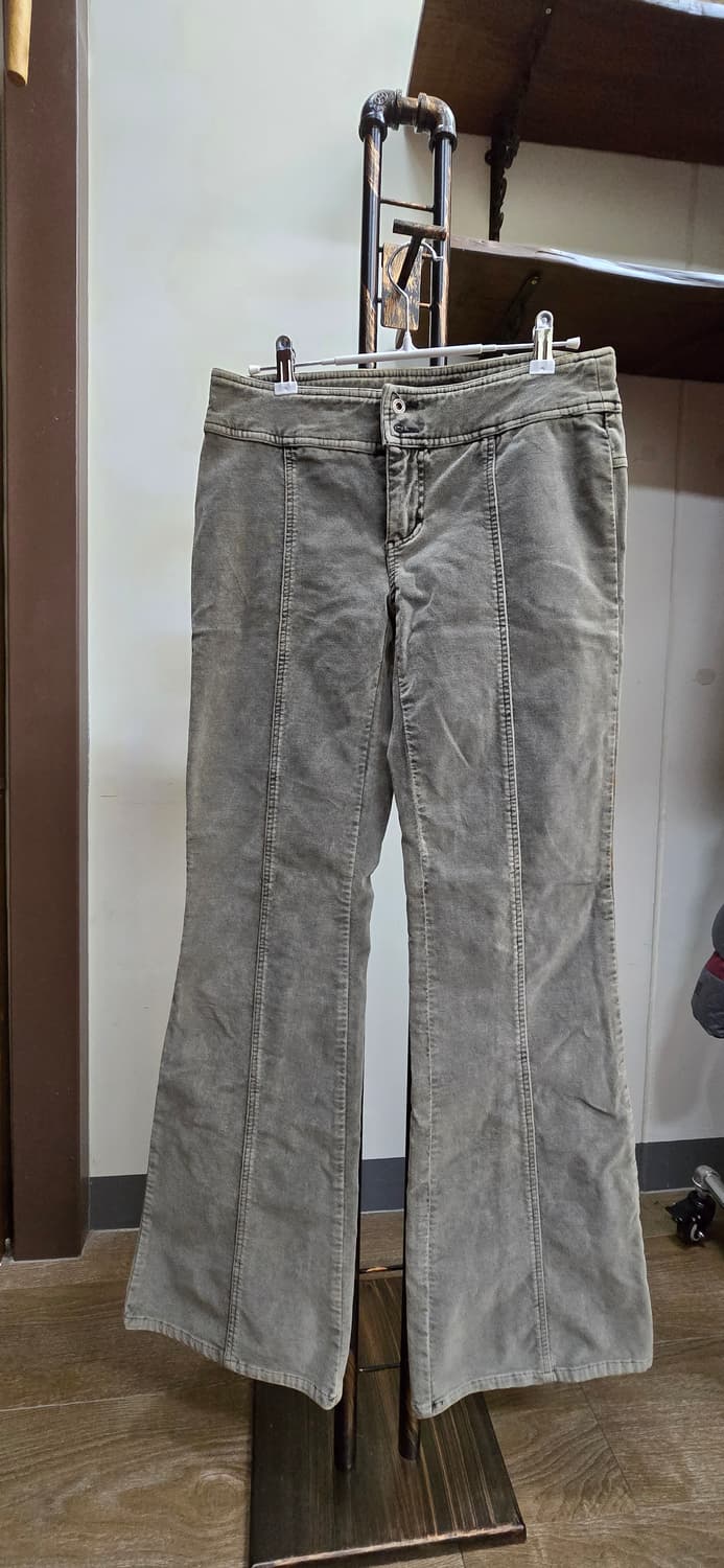 게스 GUESS 부츠컷 팬츠 / 28 / 워싱 카키그레이 상품이미지1