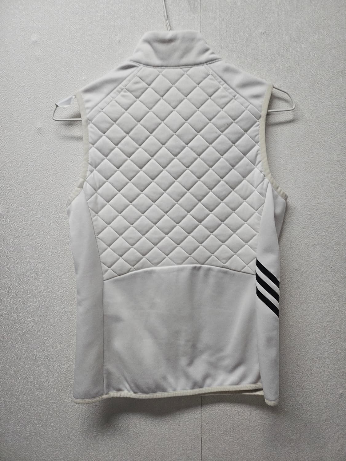 아디다스 퀼팅 조끼 화이트 여성용  S 상품이미지4