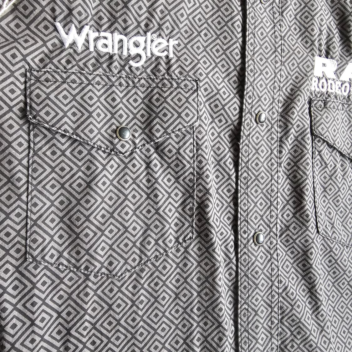 M L 100 ) 랭글러 RAM 로데오 웨스턴 셔츠 자수 패턴 긴팔 남자 상품이미지8