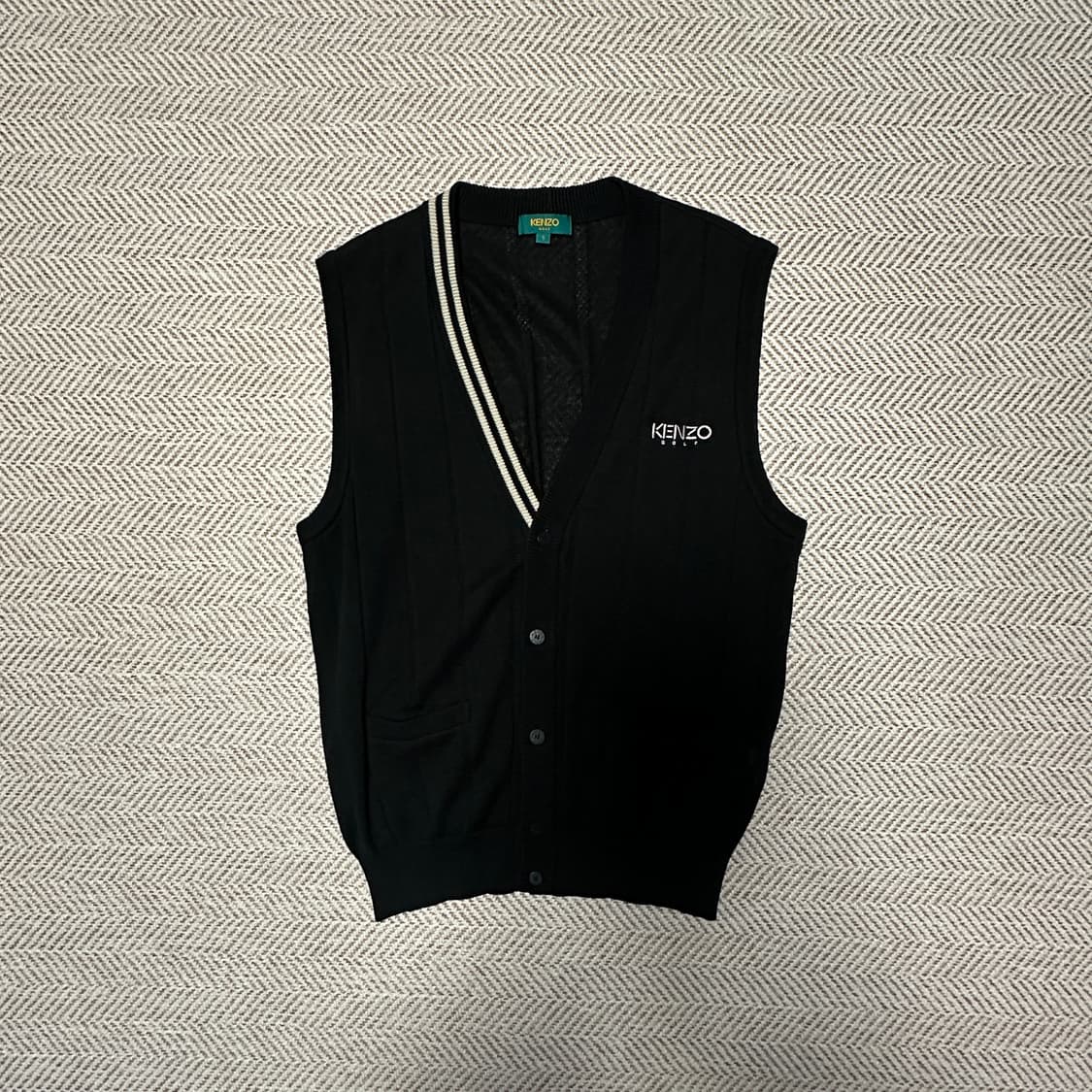 KENZO japan made golf knit vest 상품이미지1