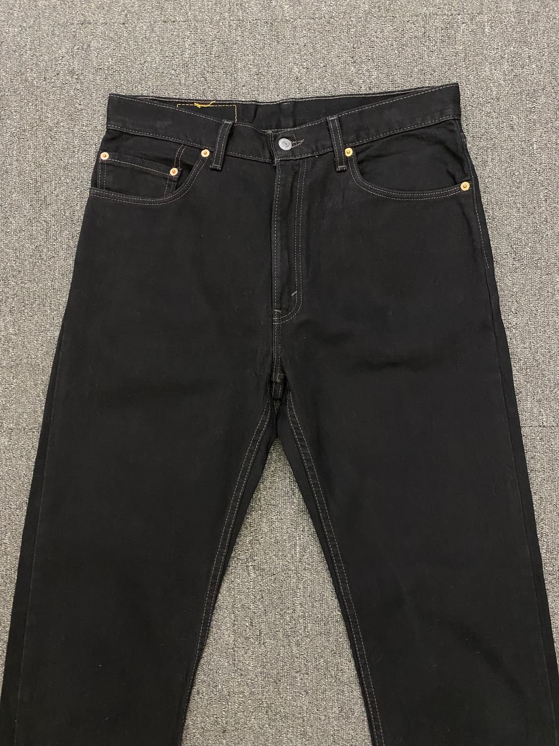 00s Levis 리바이스 505 흑청 데님팬츠 상품이미지4