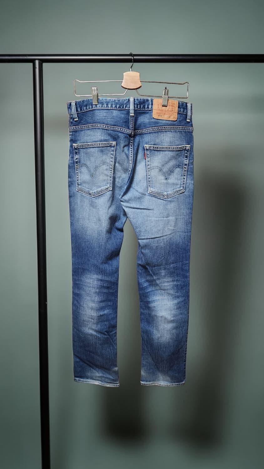 LEVI'S 빈티지 551 데님 워싱 청바지 상품이미지2