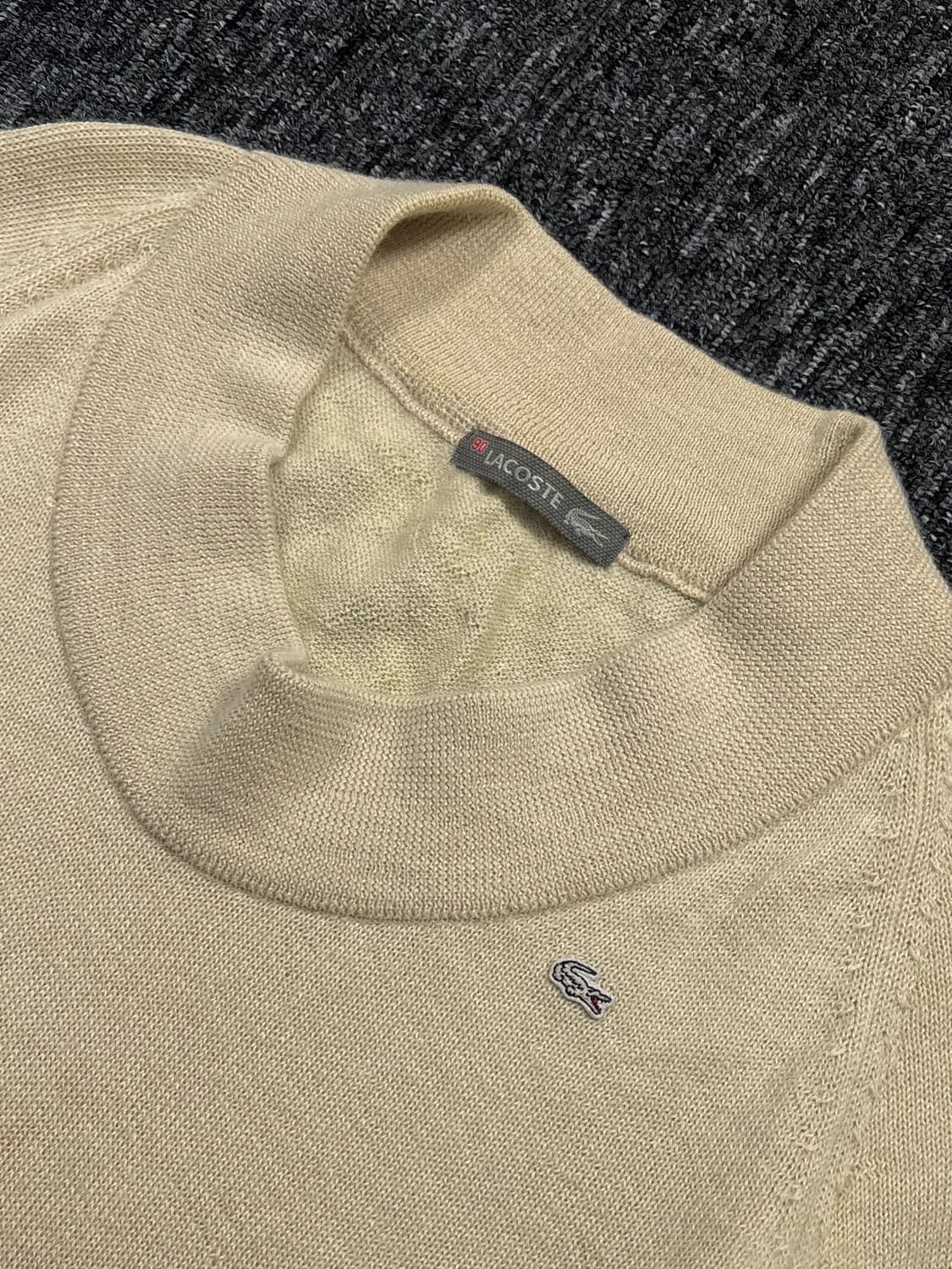 라코스테 베이지 그라데이션 니트 상품이미지6
