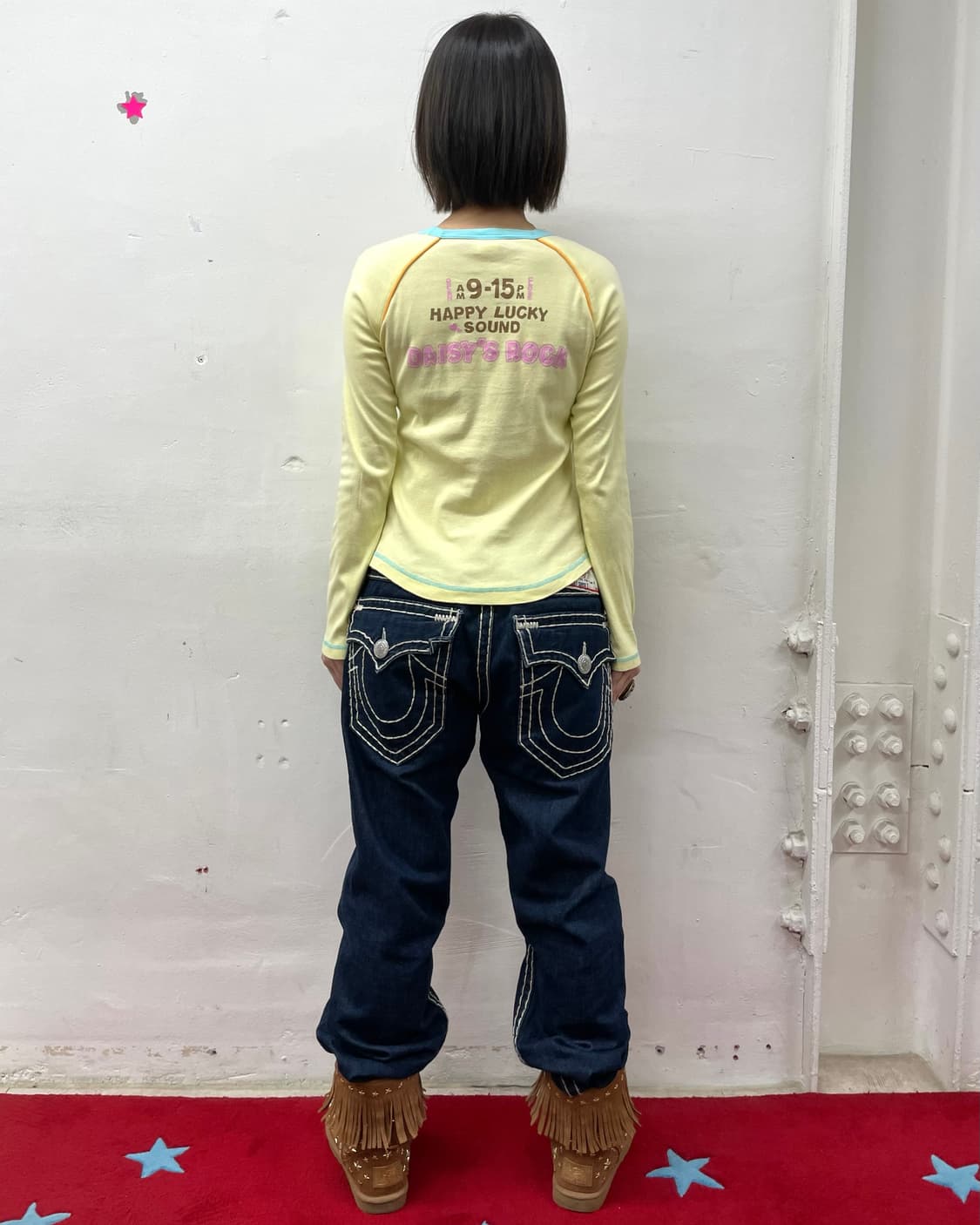 Daisy Love Cherry Yellow Long Sleeve 상품이미지6